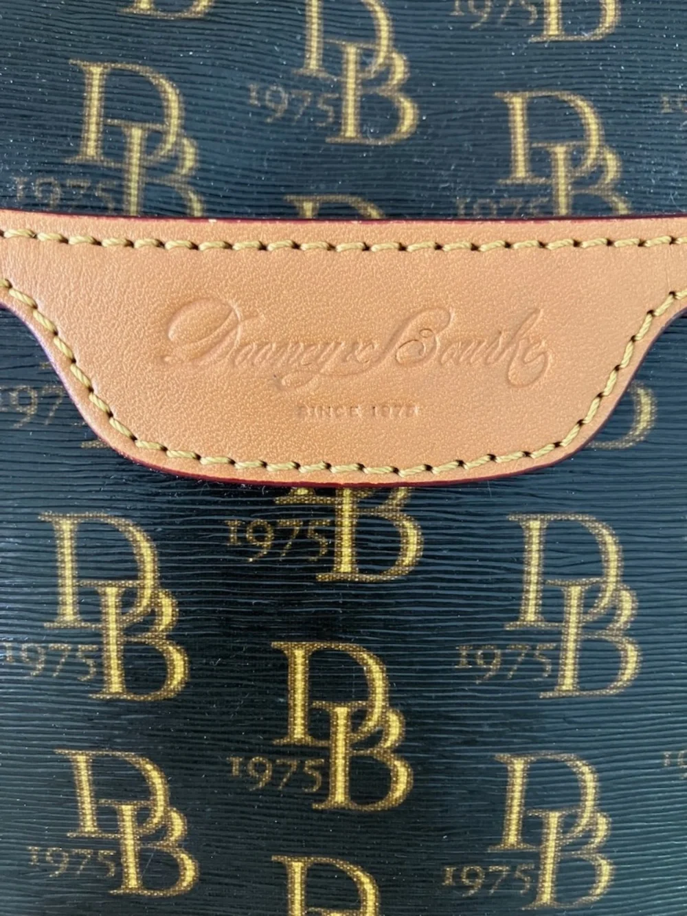 Dooney & Bourke East/West Collins Hobo | Signature DB Canvas | Brown/Tan